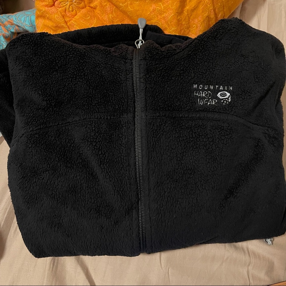 EUC Mountain Hardwear Soft Fleece Zip Jacket Sz S - Picture 5 of 15